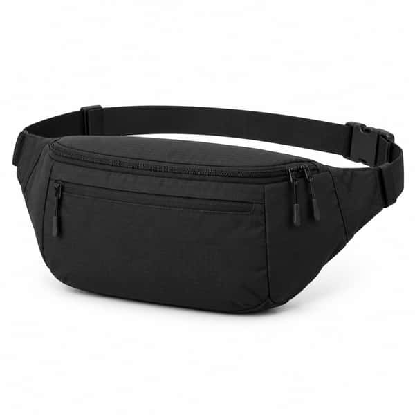 Ripstop Hip Bag-Meteorite Black