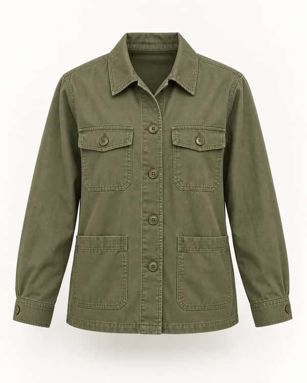 Utility Pocket Jacket - Olive
